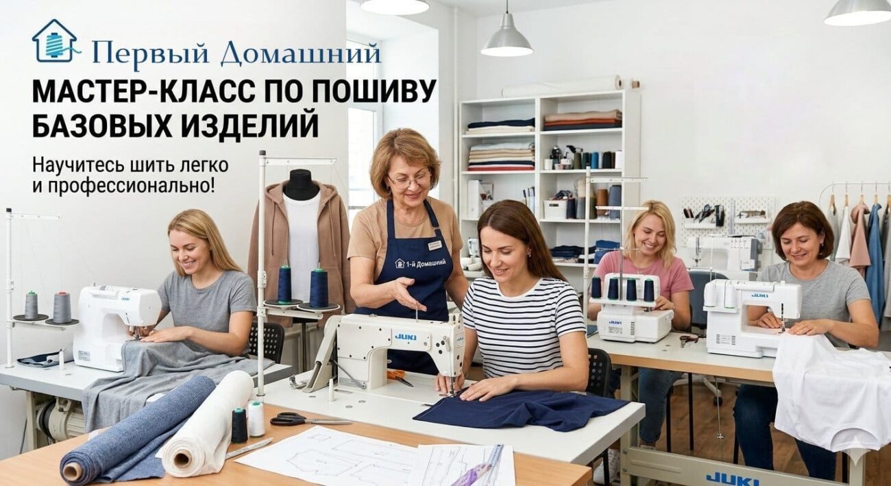 Первый Домашний - Мастер Класс по пошиву Базовых изделий